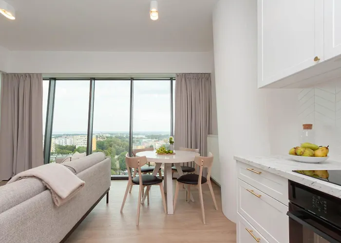 Apartly - Hanza Tower View, Parking, Pool, Sauna Lejlighed