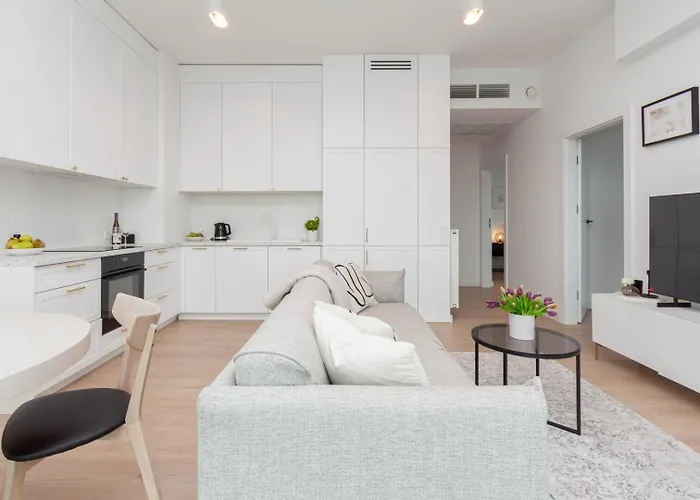 Lejlighed Apartly - Hanza Tower View, Parking, Pool, Sauna Stettin