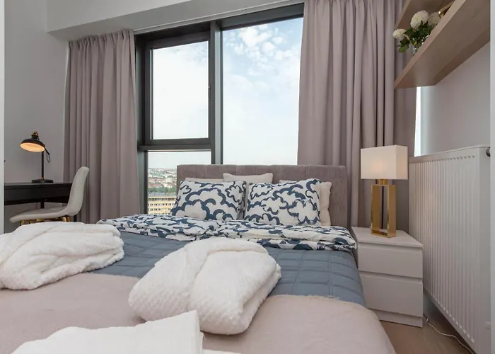 Apartly - Hanza Tower View, Parking, Pool, Sauna Lejlighed Stettin